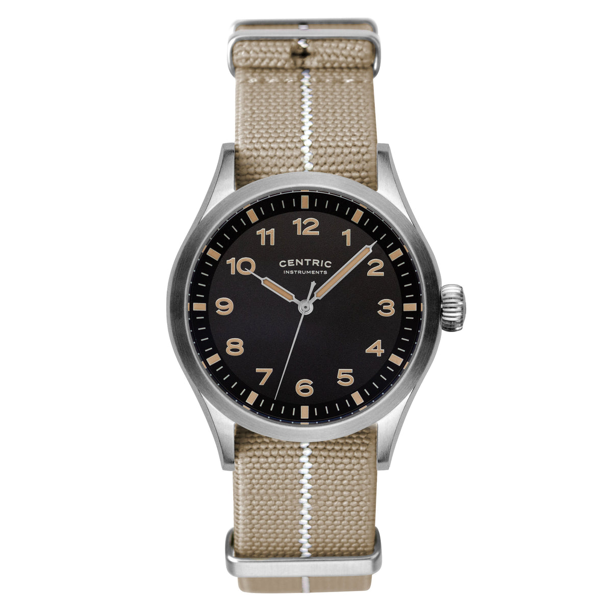 Field Watch MkIII Standard (Vintage Black) - Nylon Strap – Centric
