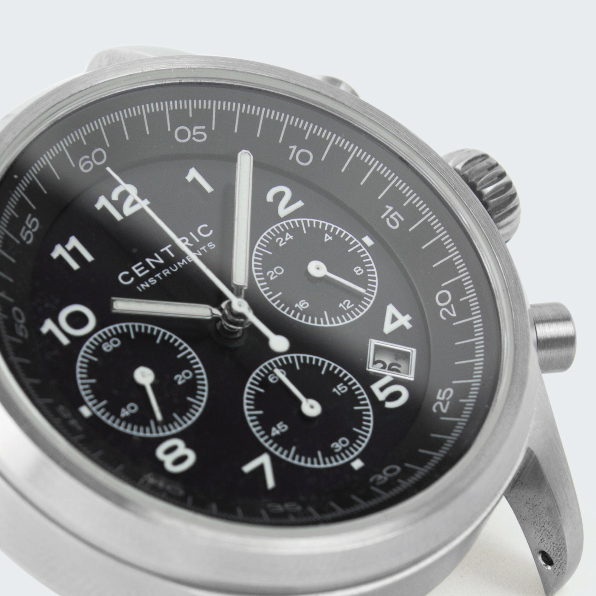 Pilot Chronograph Modern (Ivory) - Nylon Strap – Centric Pilot Chronograph Modern (Ivory) - Nylon Strap – Centric