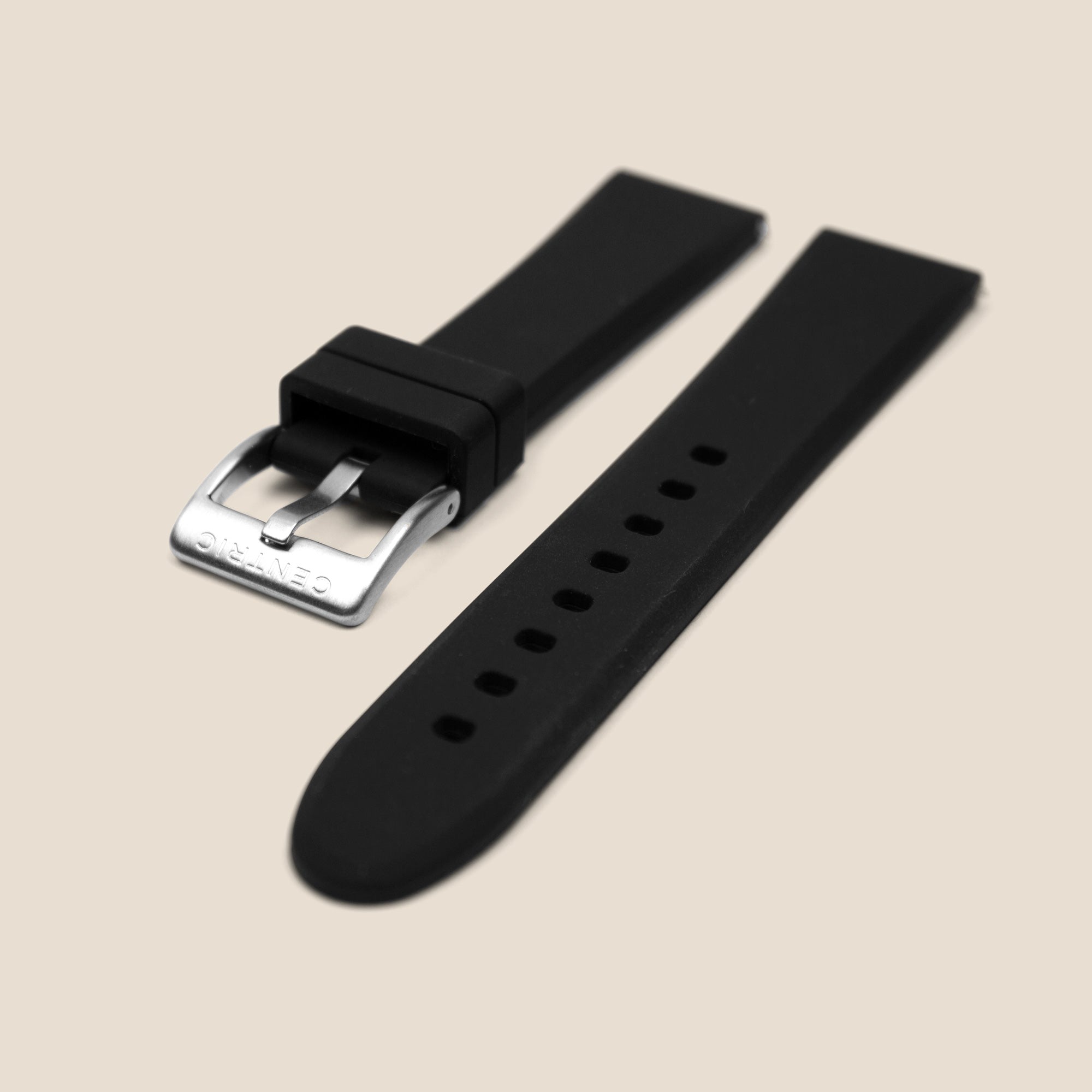 Field Watch MkII Classic (Black) - Silicone Strap – Centric