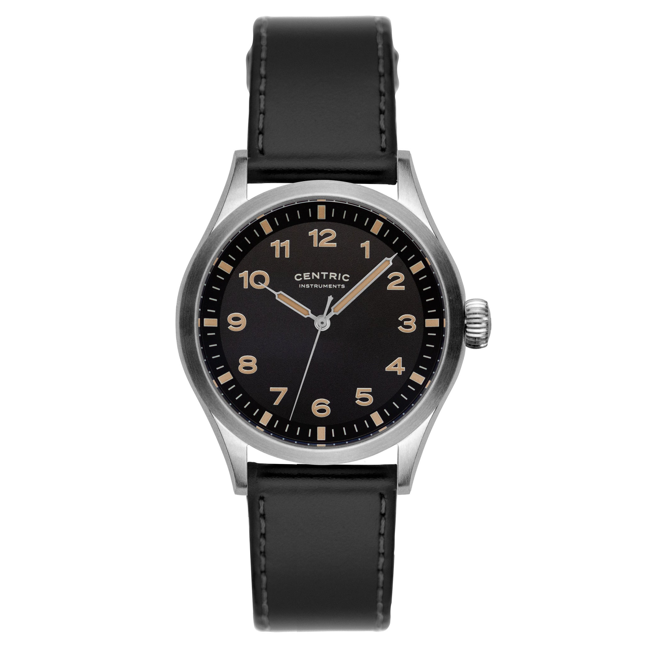 Field Watch MkIII Standard (Vintage Black) - Leather