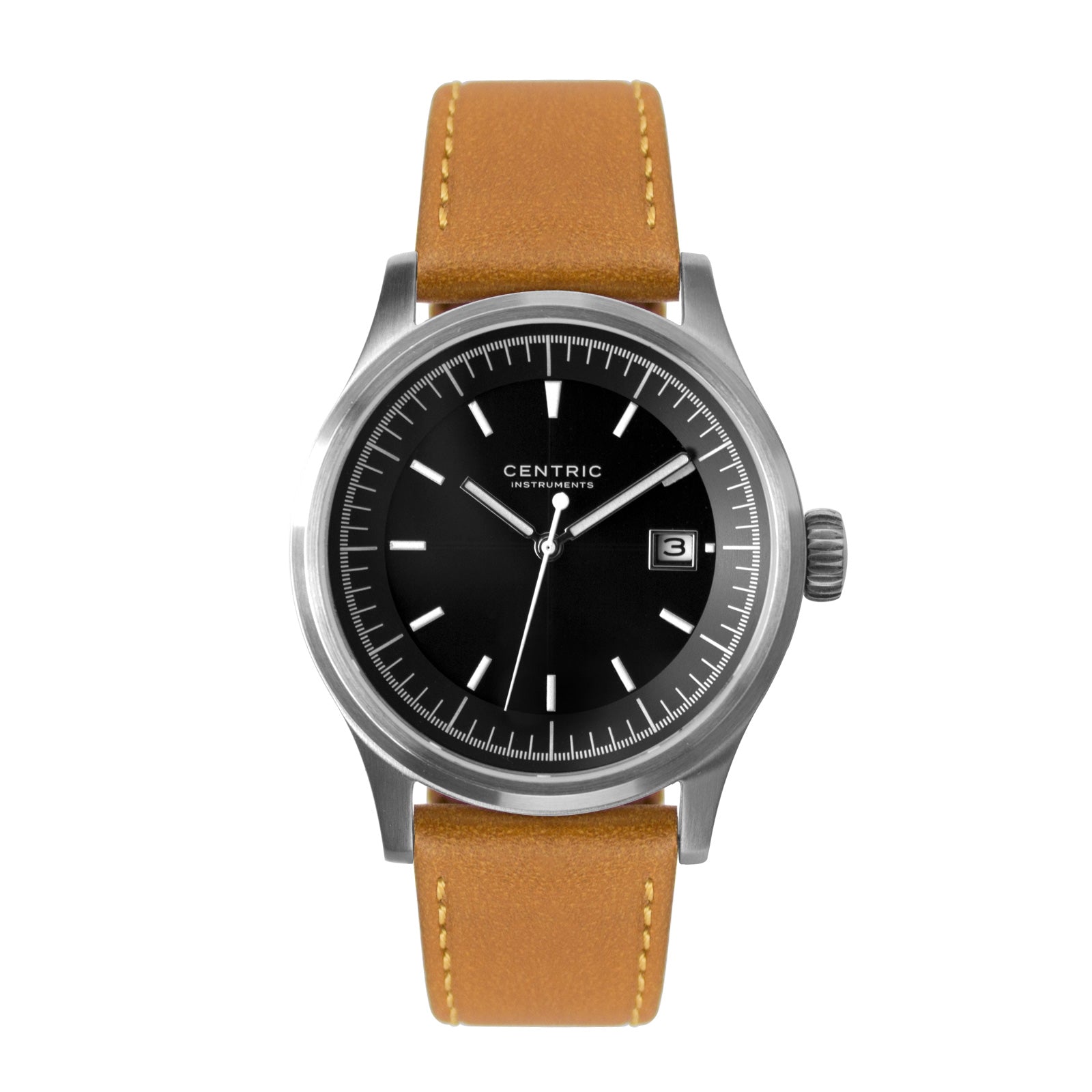 Field Watch MkII Modern (Black) - Classic Leather